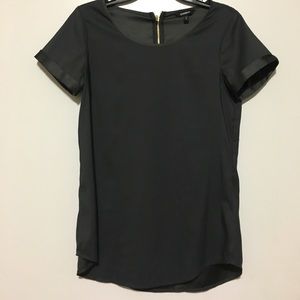 Express charcoal gray shirt